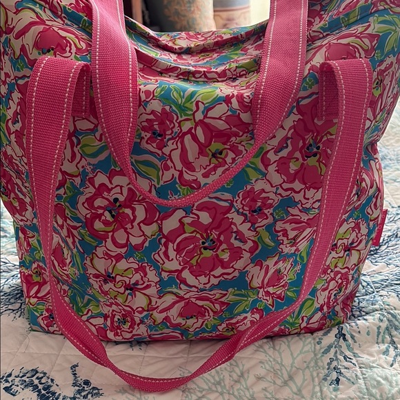 Lilly Pulitzer Insulated Cooler Beach Tote Bag Lucky Charms - Picture 2 of 7